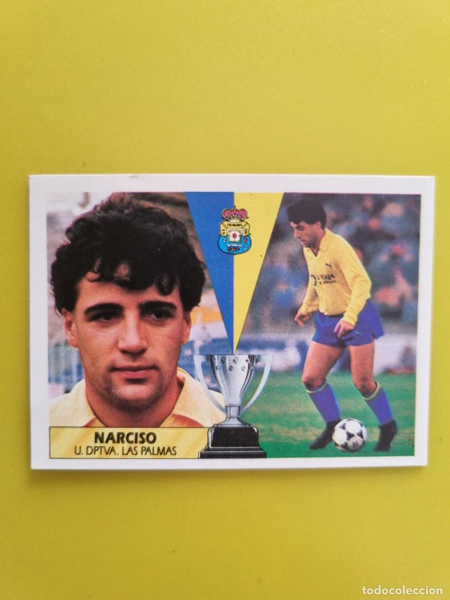 Cromos de f&uacute;tbol: CROMO LIGA ESTE 87 88 1987 1988 NUNCA PEGADO SIN PEGAR NARCISO UD LAS PALMAS AR1026