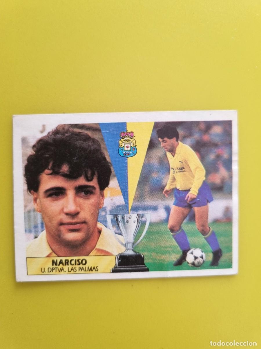 Cromos de f&uacute;tbol: CROMO LIGA ESTE 87 88 1987 1988 NUNCA PEGADO SIN PEGAR NARCISO UD LAS PALMAS AR1026