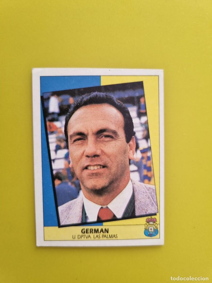 Cromos de f&uacute;tbol: CROMO LIGA ESTE 87 88 1987 1988 NUNCA PEGADO SIN PEGAR GERMAN DEVORA ENTRENADOR UD LAS PALMAS AR1026
