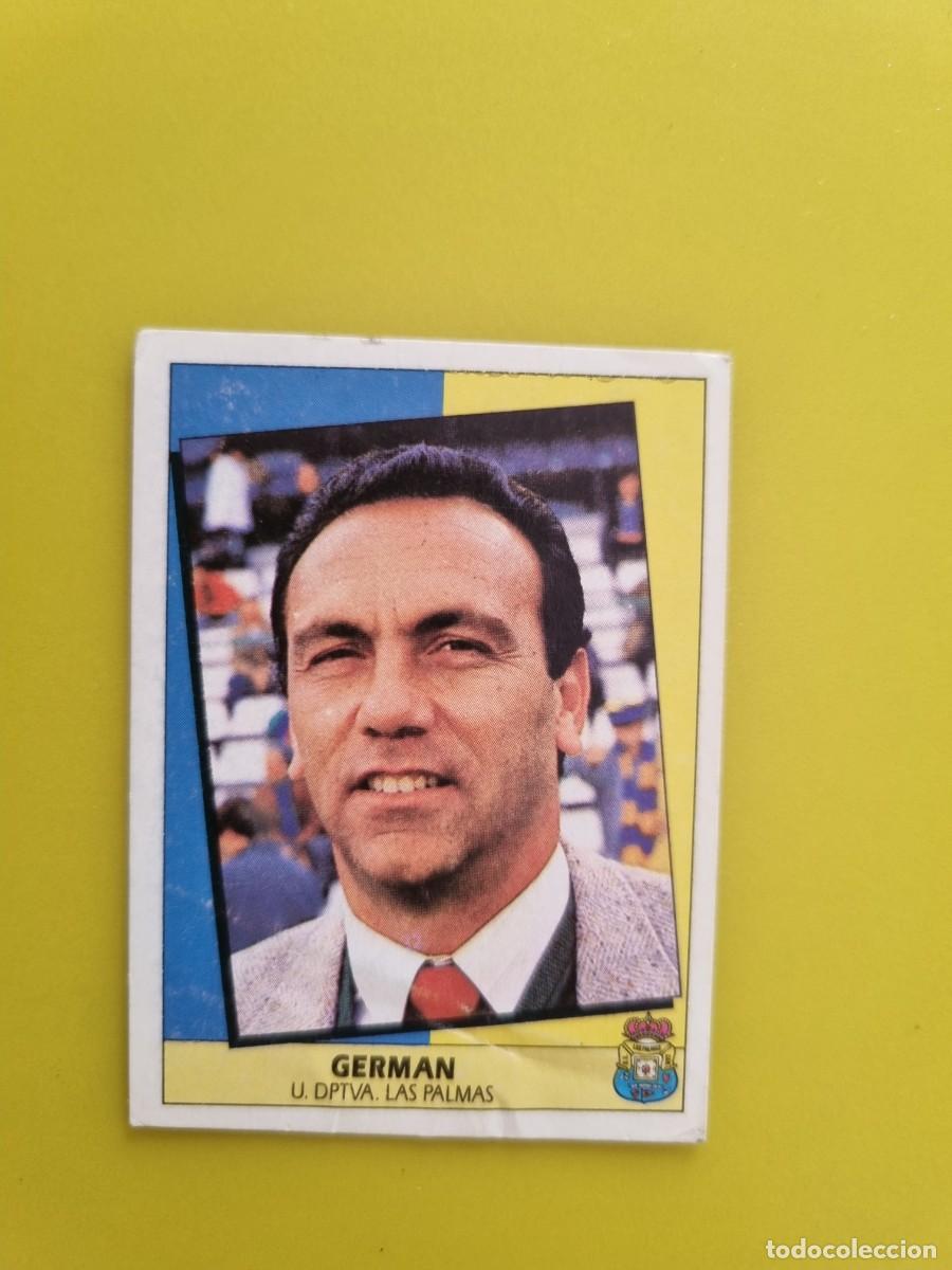 Cromos de f&uacute;tbol: CROMO LIGA ESTE 87 88 1987 1988 NUNCA PEGADO SIN PEGAR GERMAN DEVORA ENTRENADOR UD LAS PALMAS AR1026