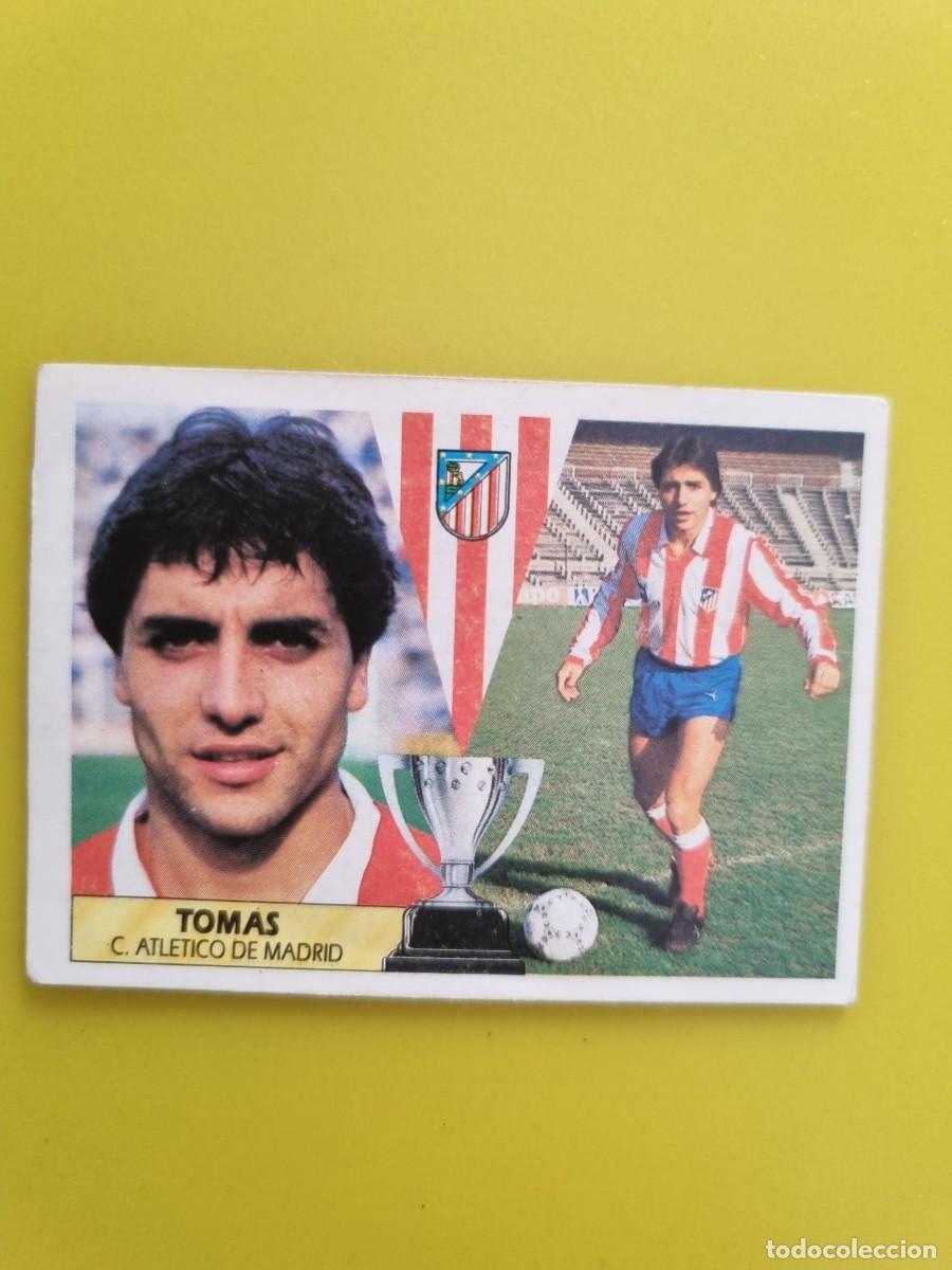 Cromos de f&uacute;tbol: CROMO LIGA ESTE 87 88 1987 1988 NUNCA PEGADO SIN PEGAR TOMAS AT DE MADRID AR1026