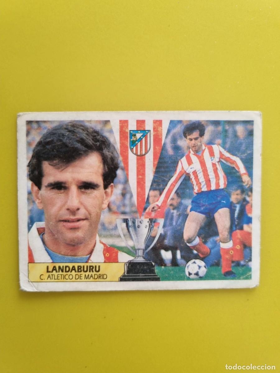 Cromos de f&uacute;tbol: CROMO LIGA ESTE 87 88 1987 1988 NUNCA PEGADO SIN PEGAR LANDABURU AT DE MADRID AR1026