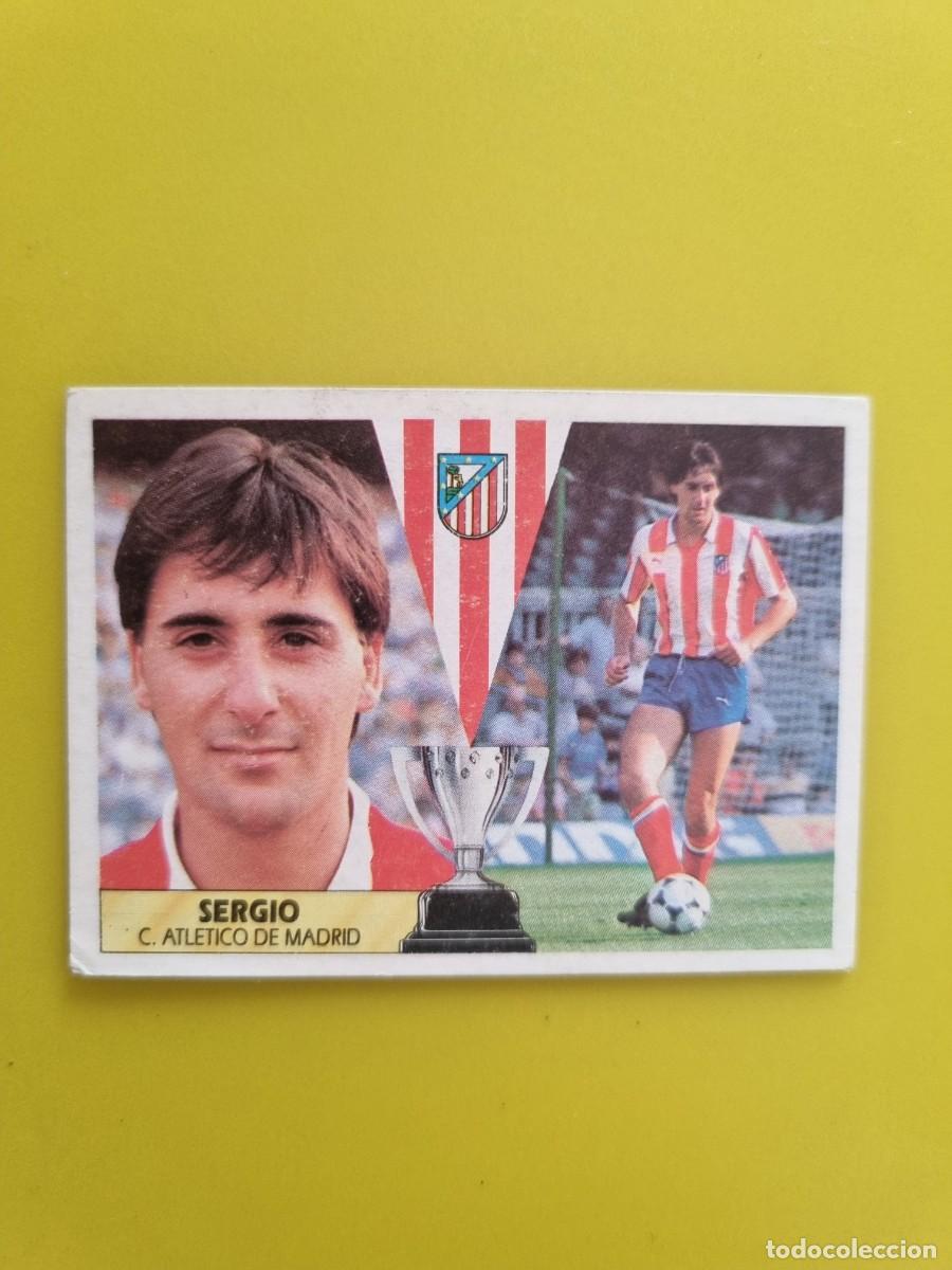 Cromos de f&uacute;tbol: CROMO LIGA ESTE 87 88 1987 1988 NUNCA PEGADO SIN PEGAR SERGIO AT DE MADRID AR1026