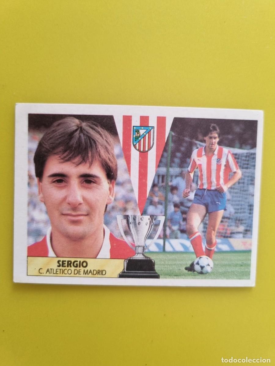 Cromos de Futebol: CROMO LIGA ESTE 87 88 1987 1988 NUNCA PEGADO SIN PEGAR SERGIO AT DE MADRID AR1026