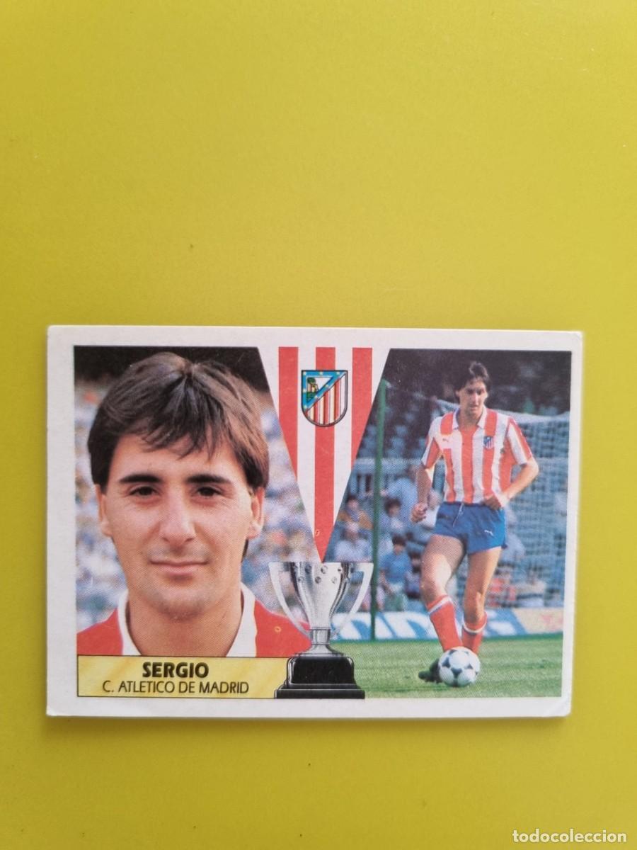 Cromos de Futebol: CROMO LIGA ESTE 87 88 1987 1988 NUNCA PEGADO SIN PEGAR SERGIO AT DE MADRID AR1026
