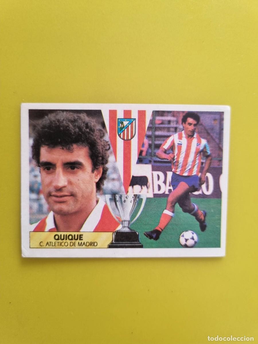 Cromos de f&uacute;tbol: CROMO LIGA ESTE 87 88 1987 1988 NUNCA PEGADO SIN PEGAR QUIQUE AT DE MADRID AR1026