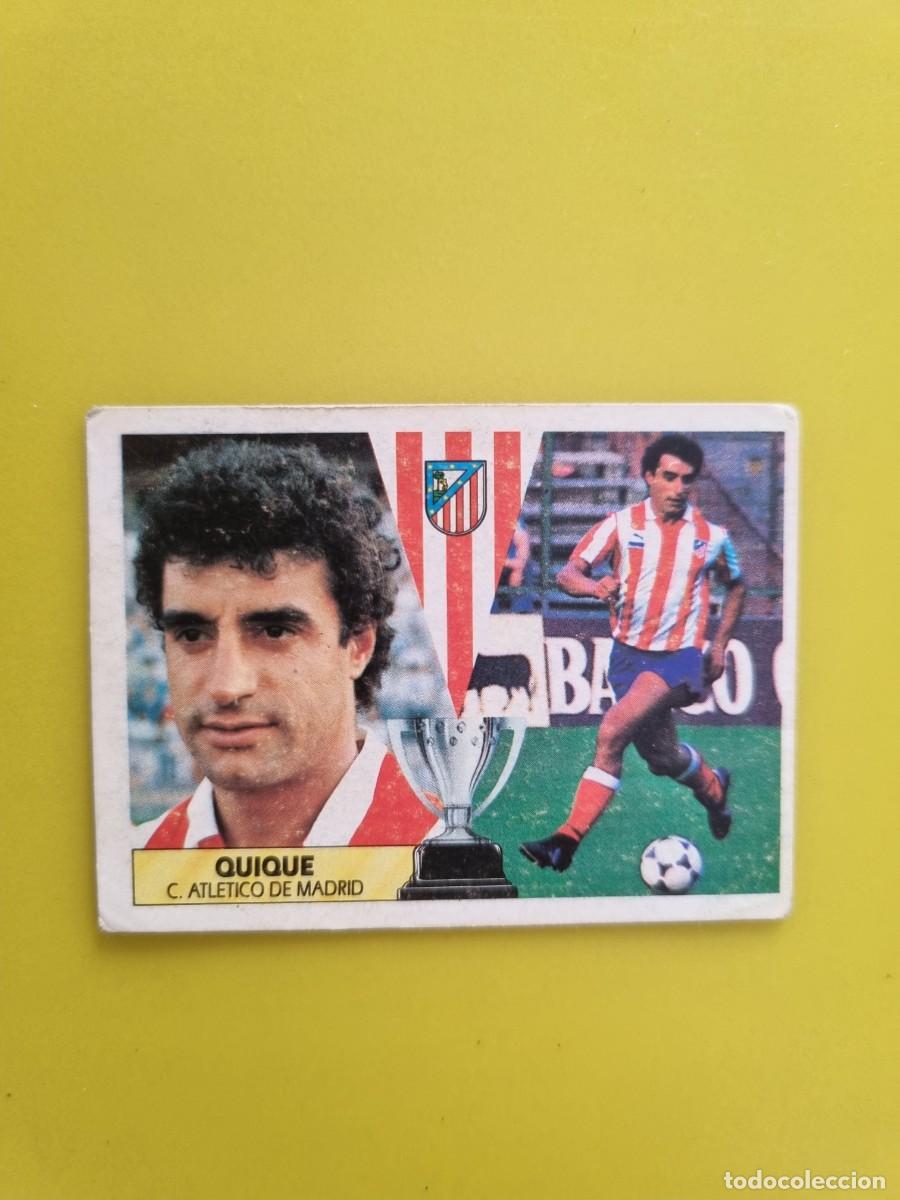 Cromos de f&uacute;tbol: CROMO LIGA ESTE 87 88 1987 1988 NUNCA PEGADO SIN PEGAR QUIQUE AT DE MADRID AR1026