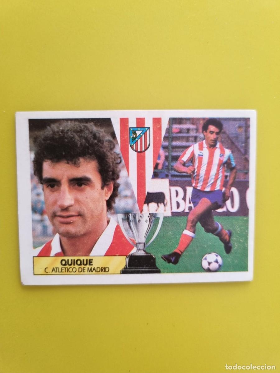 Cromos de f&uacute;tbol: CROMO LIGA ESTE 87 88 1987 1988 NUNCA PEGADO SIN PEGAR QUIQUE AT DE MADRID AR1026