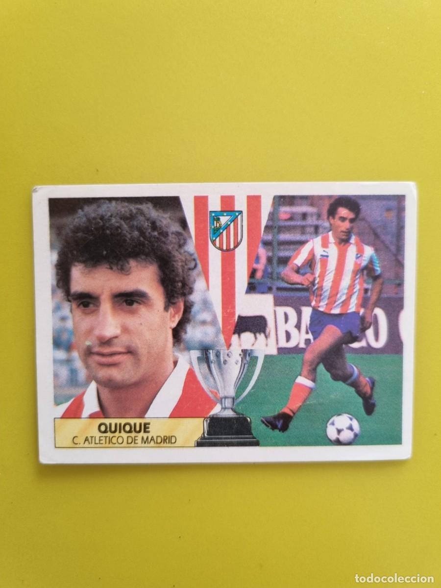 Cromos de f&uacute;tbol: CROMO LIGA ESTE 87 88 1987 1988 NUNCA PEGADO SIN PEGAR QUIQUE AT DE MADRID AR1026