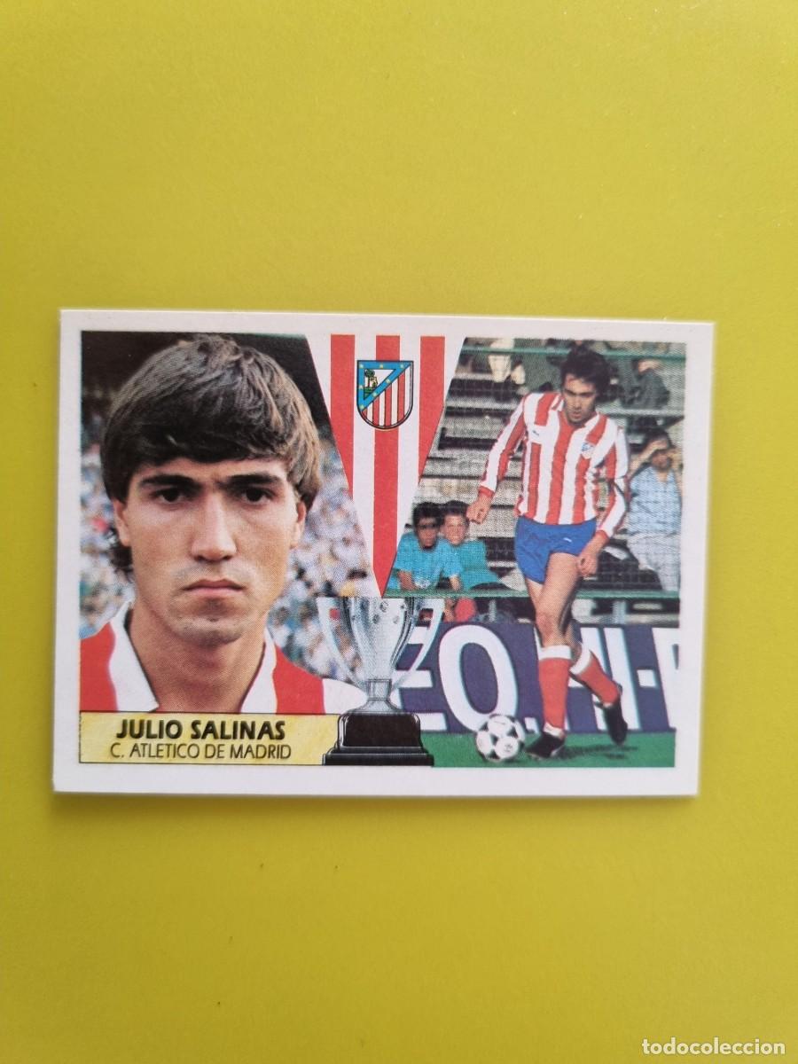 Cromos de f&uacute;tbol: CROMO LIGA ESTE 87 88 1987 1988 NUNCA PEGADO SIN PEGAR JULIO SALINAS AT DE MADRID AR1026