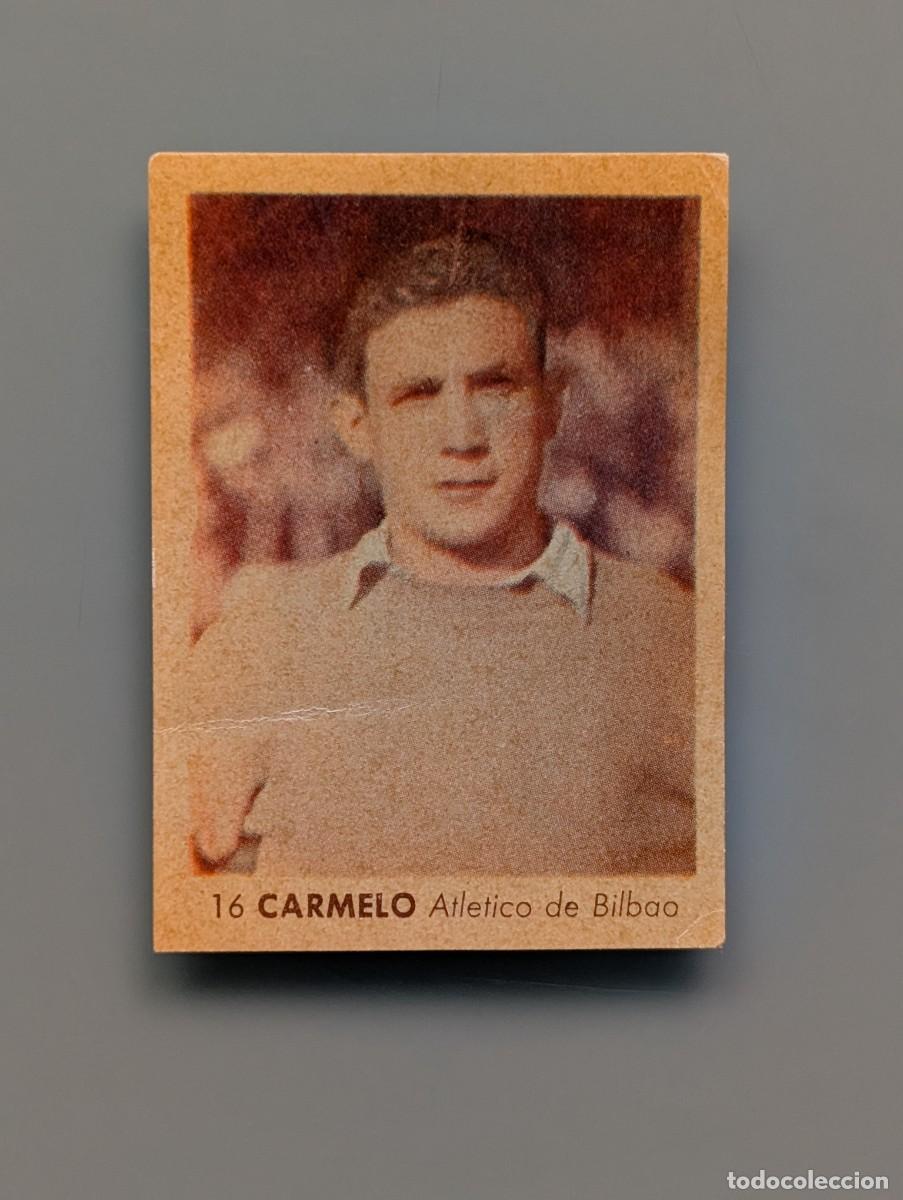 Figurine di Calcio: DIFICIL CROMO RARE CARD CARMELO ATHLETIC ATLETICO BILBAO ED RUIZ ROMERO 1955 1955/56 1956 VIZCAYA