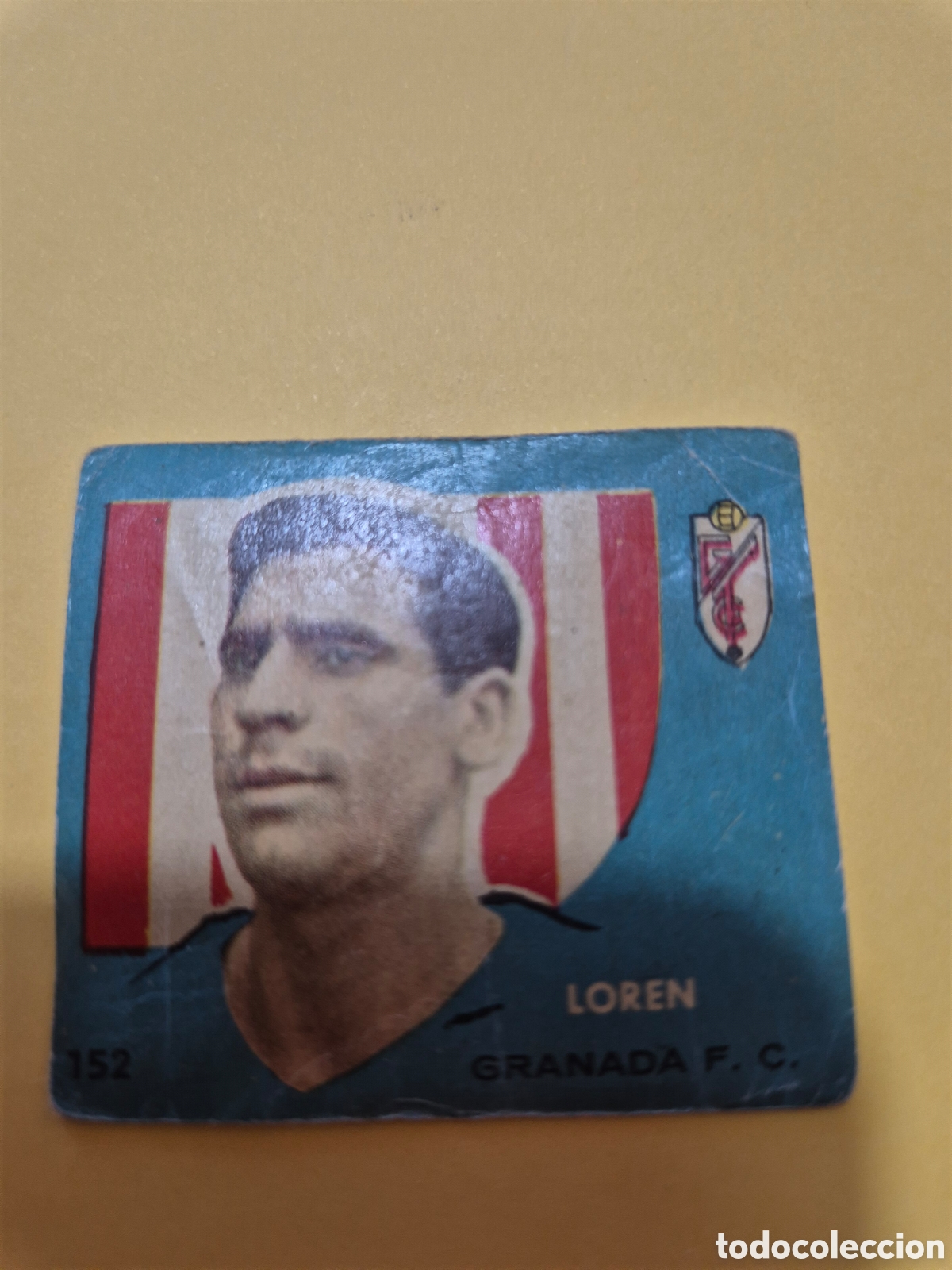 Fu&szlig;ball-Sticker: LOREN 152 GRANADA CAMPEONES 1959 BRUGUERA