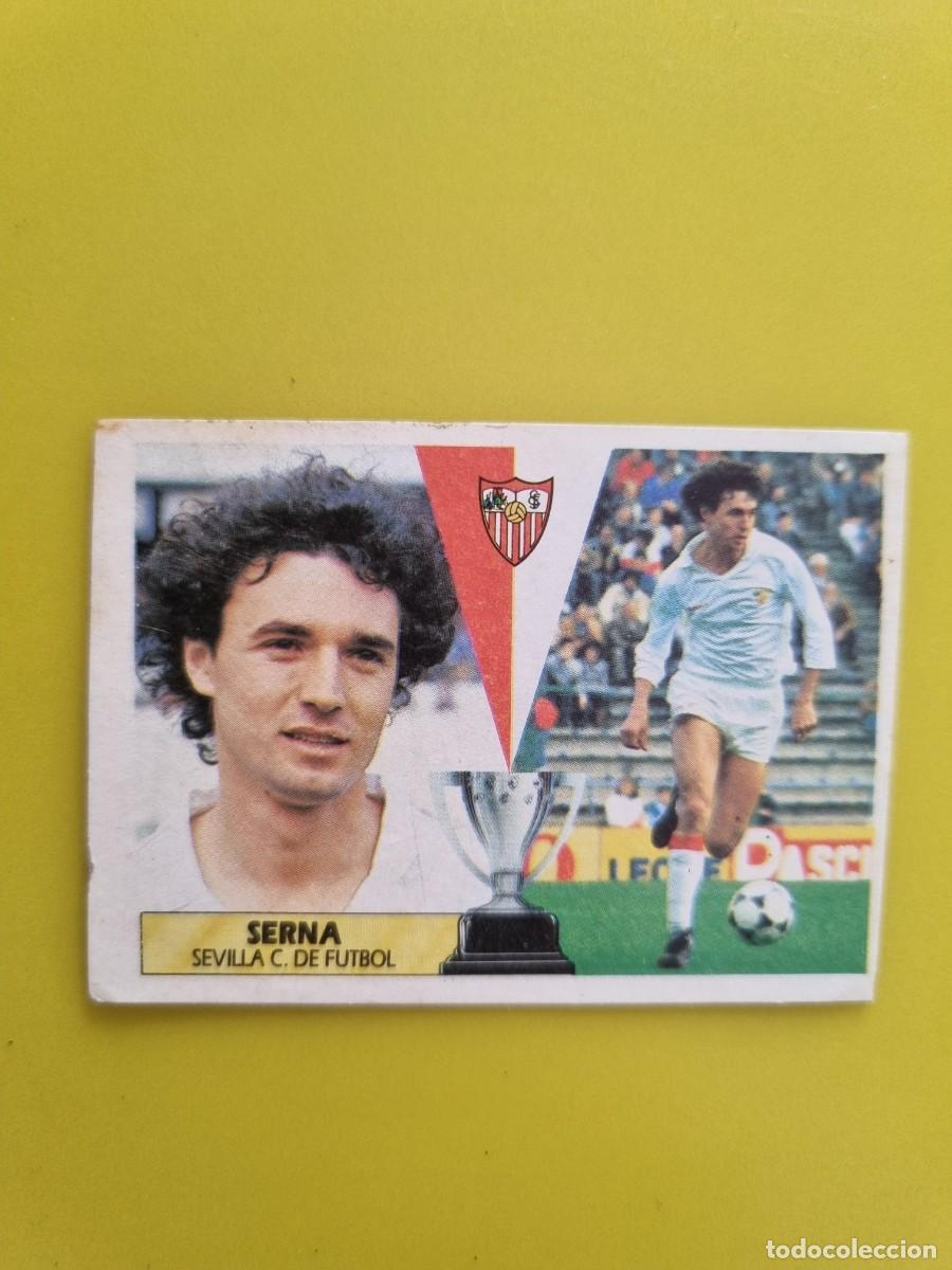 Cromos de f&uacute;tbol: CROMO LIGA ESTE 87 88 1987 1988 NUNCA PEGADO SIN PEGAR SERNA SEVILLA CF AR1026
