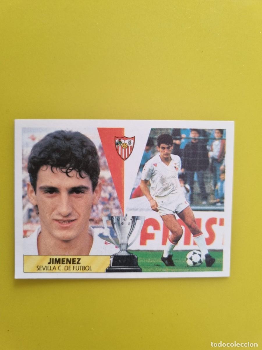 Cromos de f&uacute;tbol: CROMO LIGA ESTE 87 88 1987 1988 NUNCA PEGADO SIN PEGAR JIMENEZ SEVILLA CF AR1026