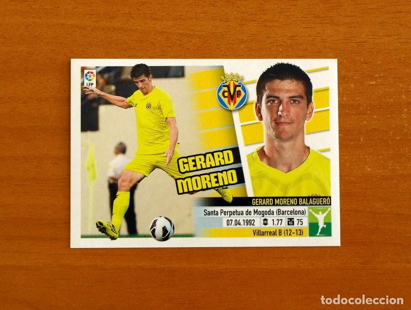 Cromos de f&uacute;tbol: Villarreal - Gerard Moreno N&ordm; 13 B - Baja - Liga 2013-2014, 13-14 - Ediciones Este - Nunca pegado