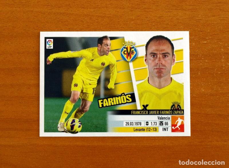 Cromos de f&uacute;tbol: Villarreal - Farin&oacute;s N&ordm; 9 - Liga 2013-2014, 13-14 - Ediciones Este - Nunca pegado