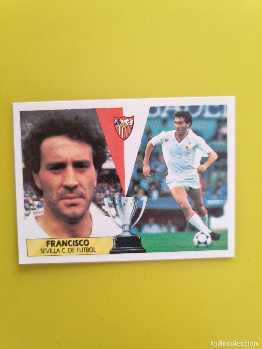 Fu&szlig;ball-Sticker: CROMO LIGA ESTE 87 88 1987 1988 NUNCA PEGADO SIN PEGAR FRANCISCO SEVILLA CF AR1026