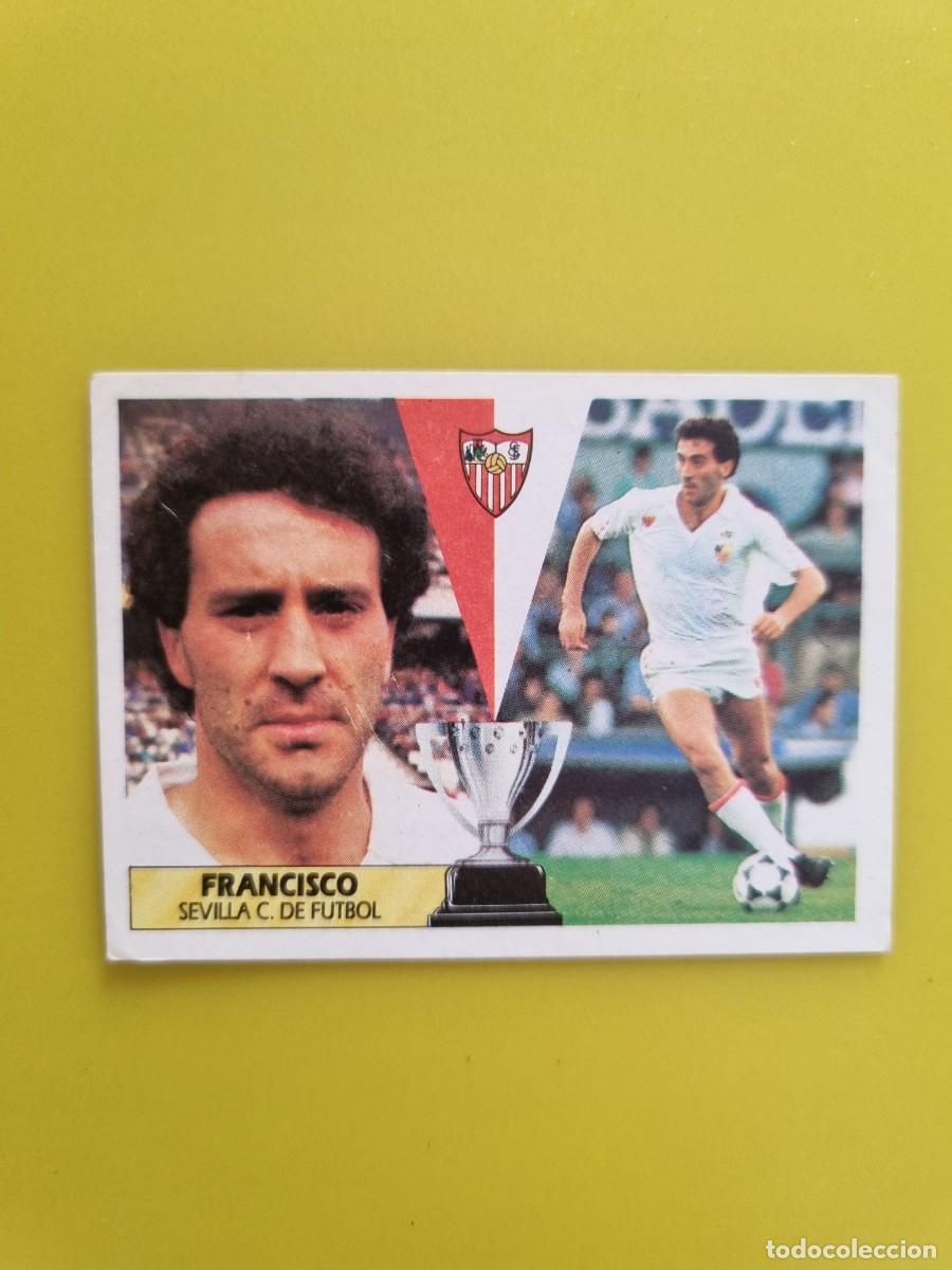 Fu&szlig;ball-Sticker: CROMO LIGA ESTE 87 88 1987 1988 NUNCA PEGADO SIN PEGAR FRANCISCO SEVILLA CF AR1026