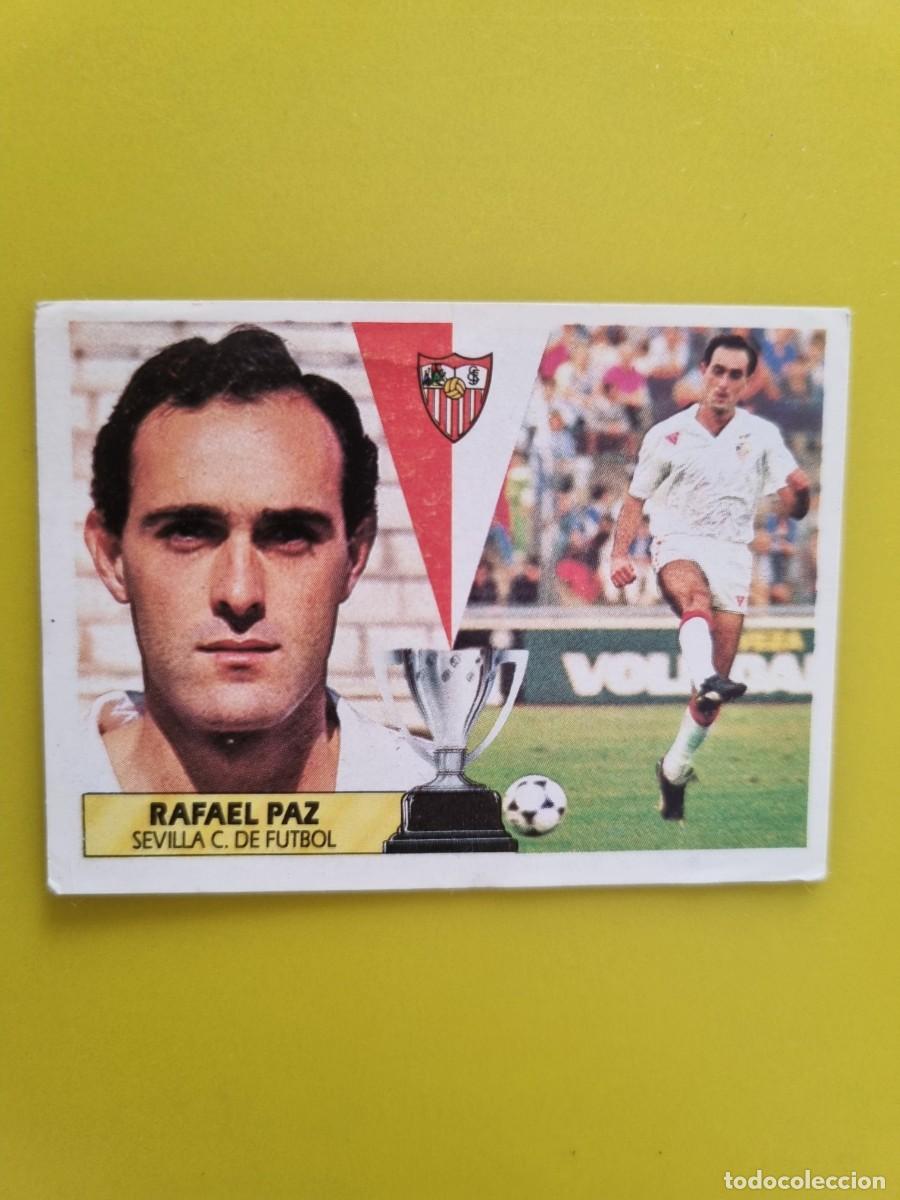 Fu&szlig;ball-Sticker: CROMO LIGA ESTE 87 88 1987 1988 NUNCA PEGADO SIN PEGAR RAFAEL PAZ SEVILLA CF AR1026