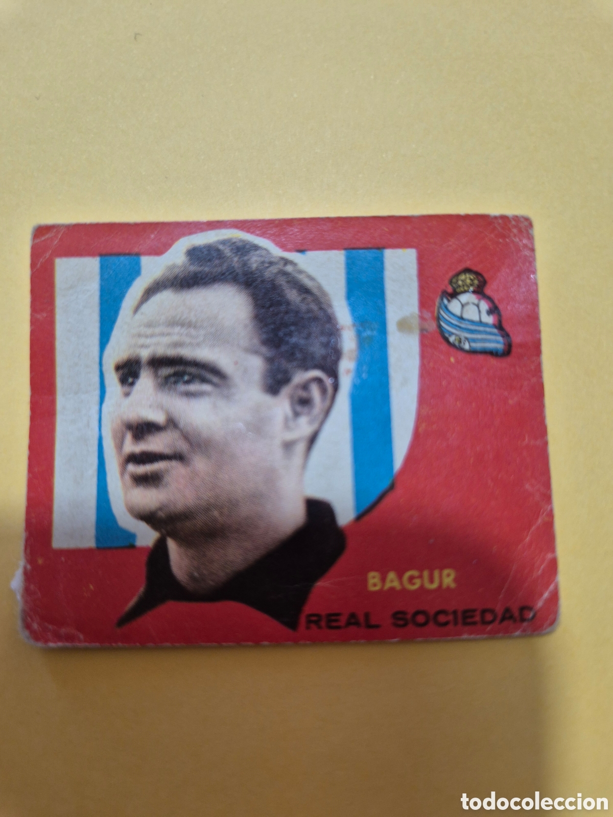 Fu&szlig;ball-Sticker: BAGUR REAL SOCIEDAD CAMPEONES 1959 BRUGUERA