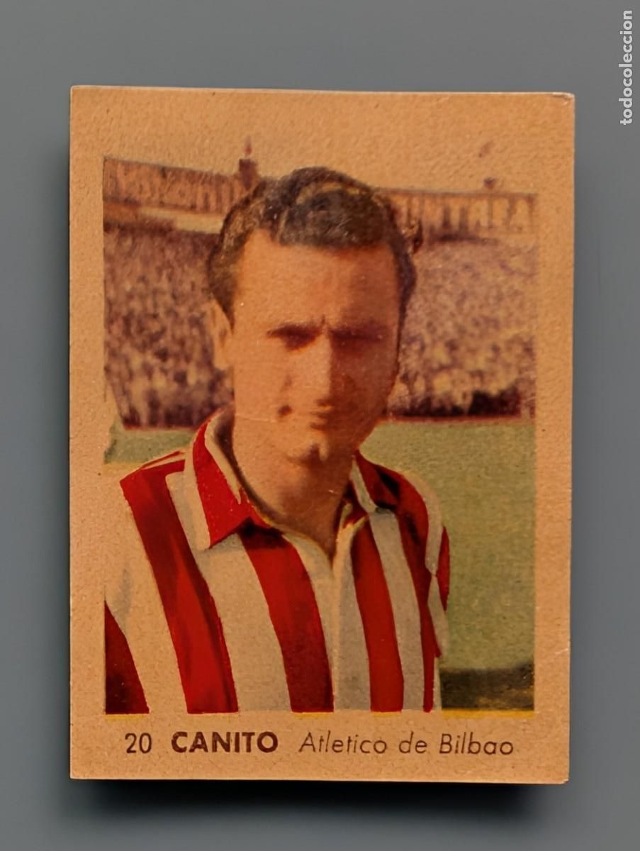 Fu&szlig;ball-Sticker: DIFICIL CROMO RARE CARD CANITO ATHLETIC ATLETICO BILBAO ED RUIZ ROMERO 1955 1955/56 1956 VIZCAYA