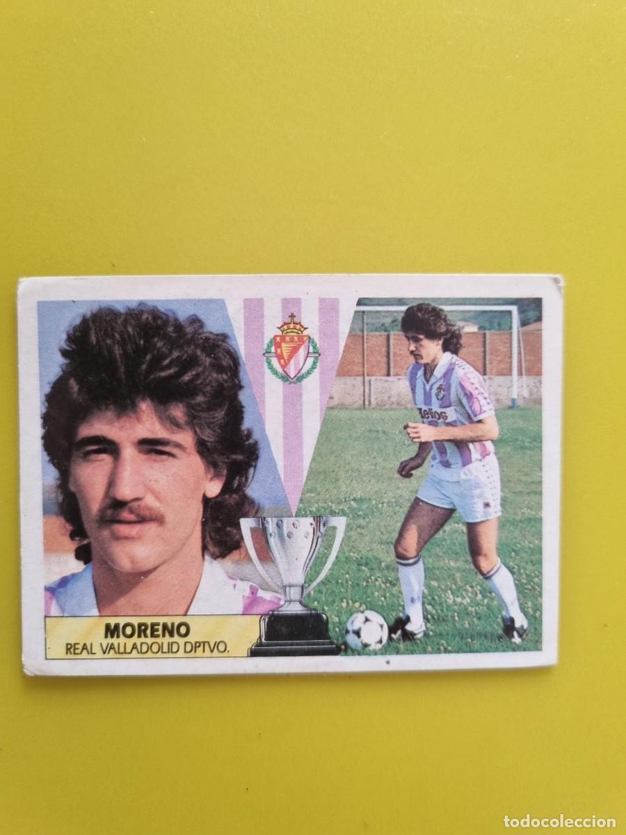 Figurine di Calcio: CROMO LIGA ESTE 87 88 1987 1988 NUNCA PEGADO SIN PEGAR MORENO REAL VALLADOLID AR1026