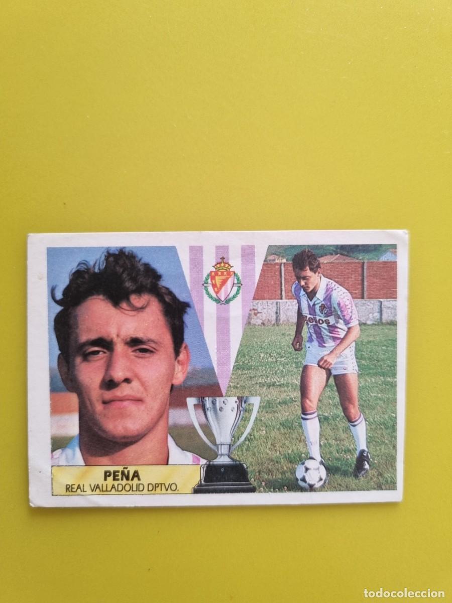 Cromos de f&uacute;tbol: CROMO LIGA ESTE 87 88 1987 1988 NUNCA PEGADO SIN PEGAR PE&Ntilde;A REAL VALLADOLID AR1026