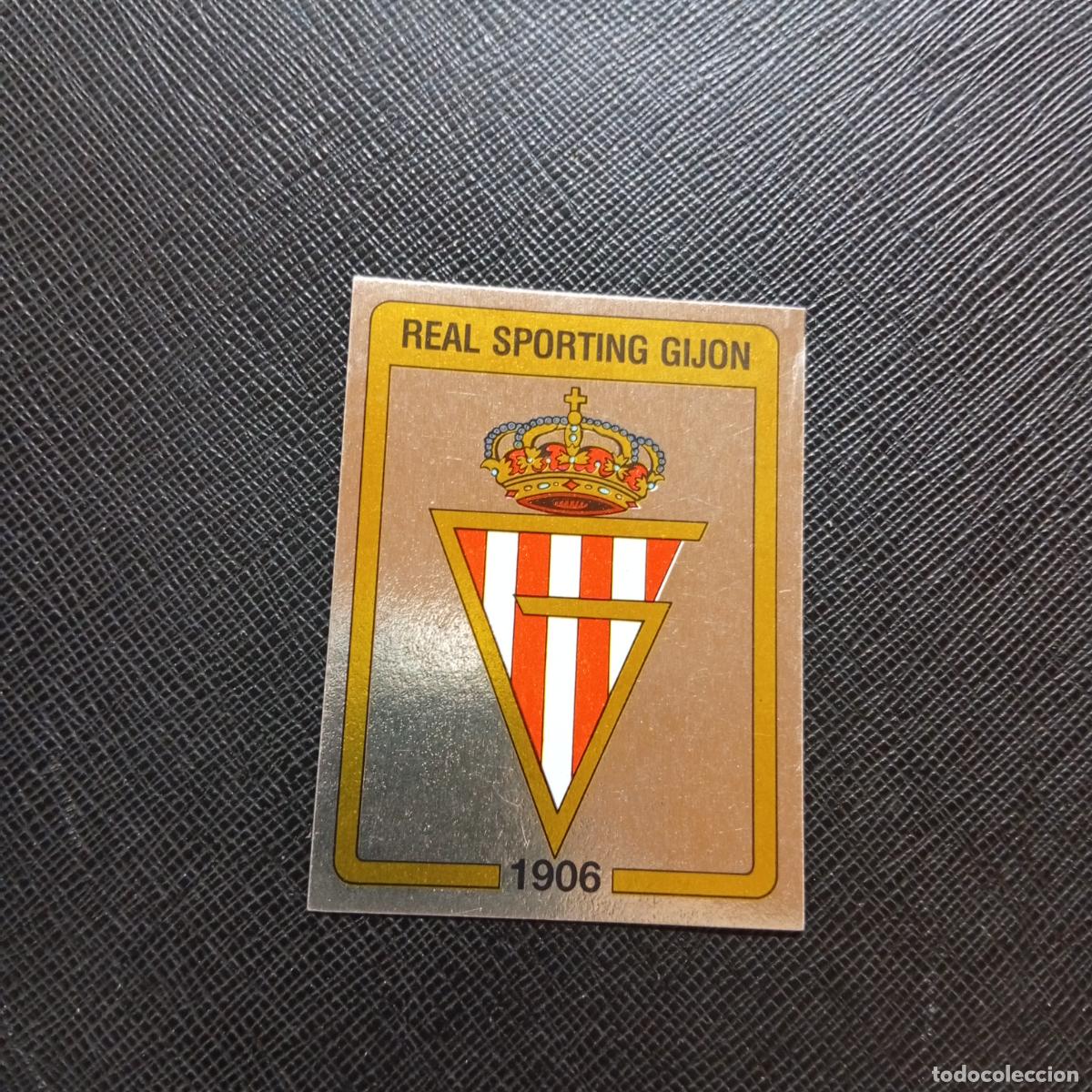 Cromos de f&uacute;tbol: 286 SPORTING GIJON ESCUDO PANINI 1987 CROMO FUTBOL LIGA 87 - SIN PEGAR - A97 PG433