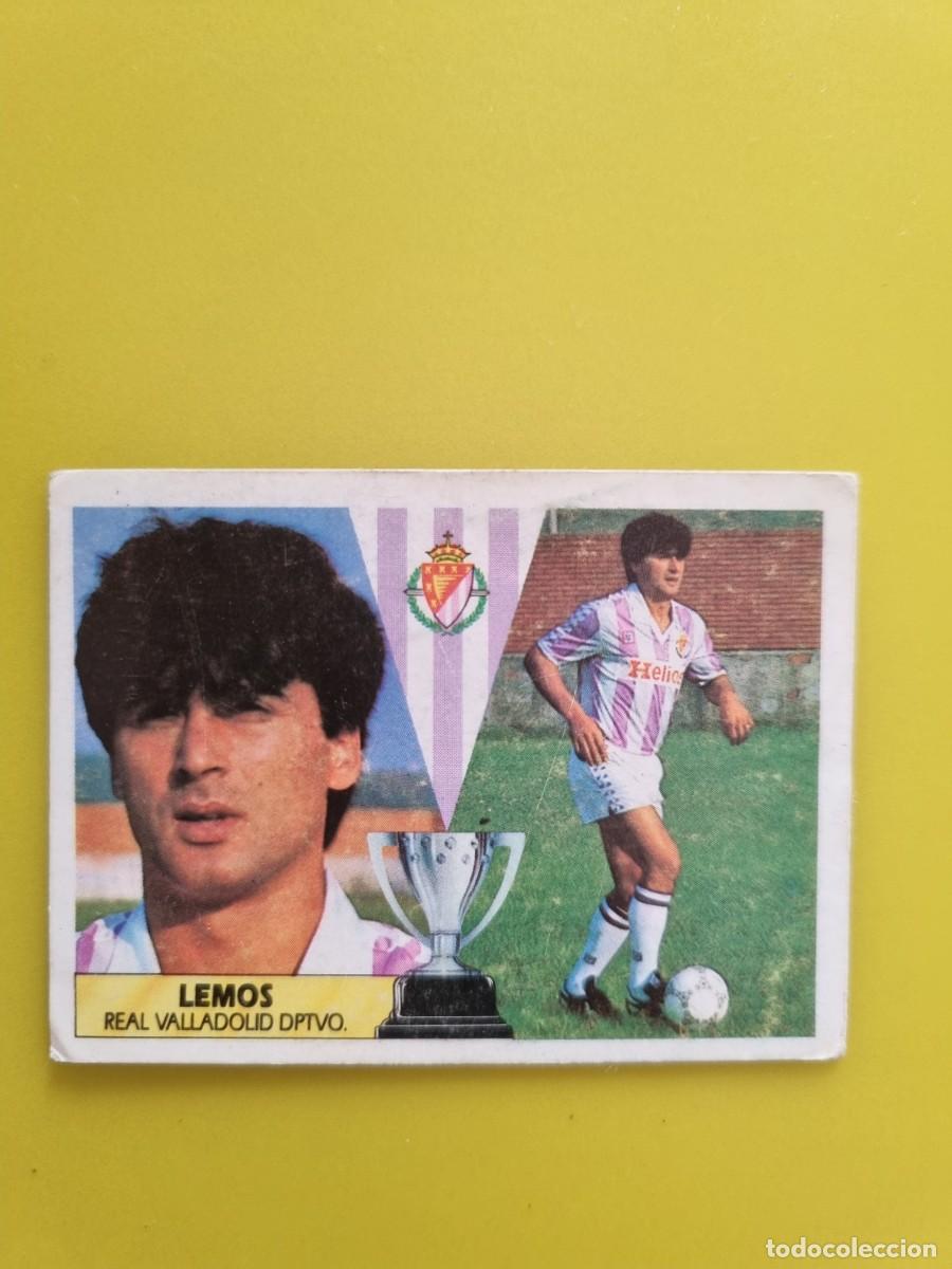 Cromos de f&uacute;tbol: CROMO LIGA ESTE 87 88 1987 1988 NUNCA PEGADO SIN PEGAR LEMOS REAL VALLADOLID AR1026
