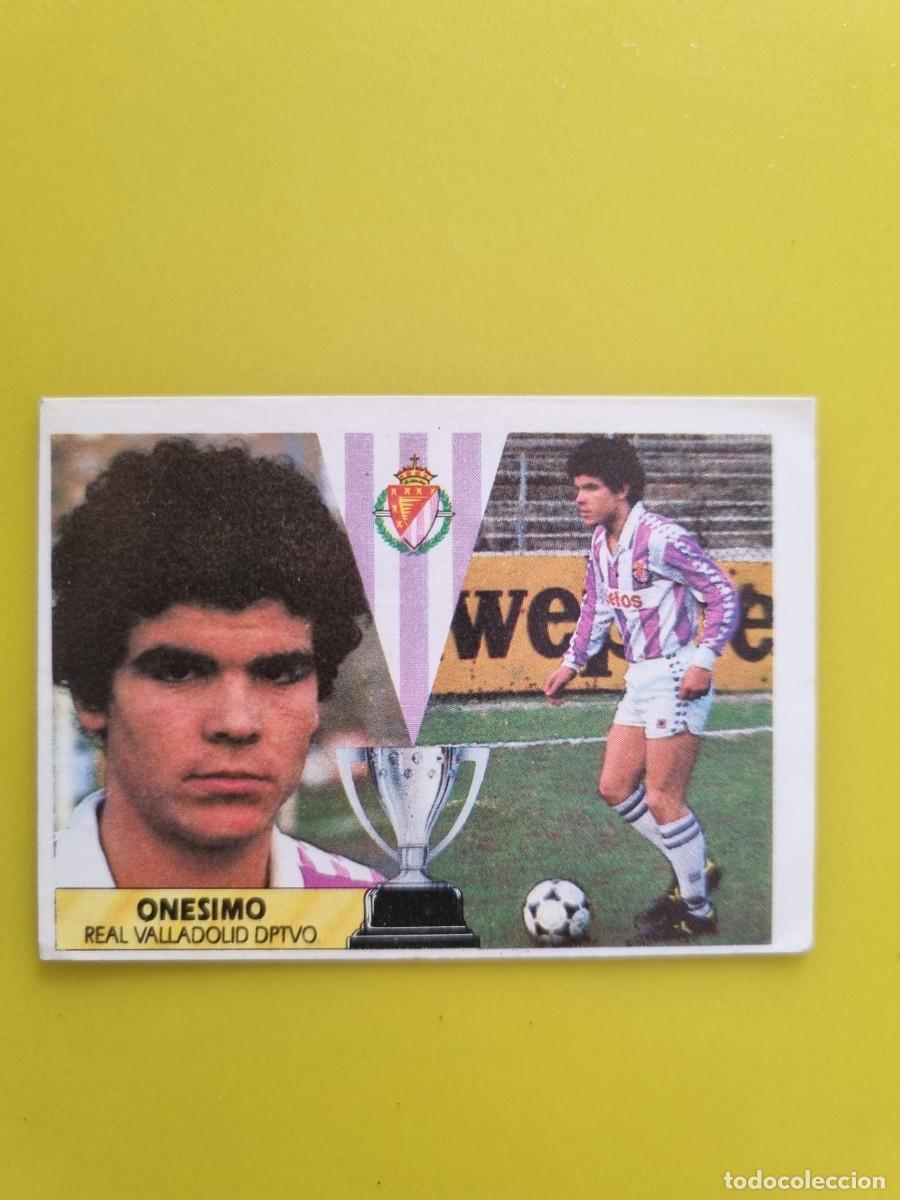 Cromos de f&uacute;tbol: CROMO LIGA ESTE 87 88 1987 1988 NUNCA PEGADO SIN PEGAR ONESIMO REAL VALLADOLID AR1026