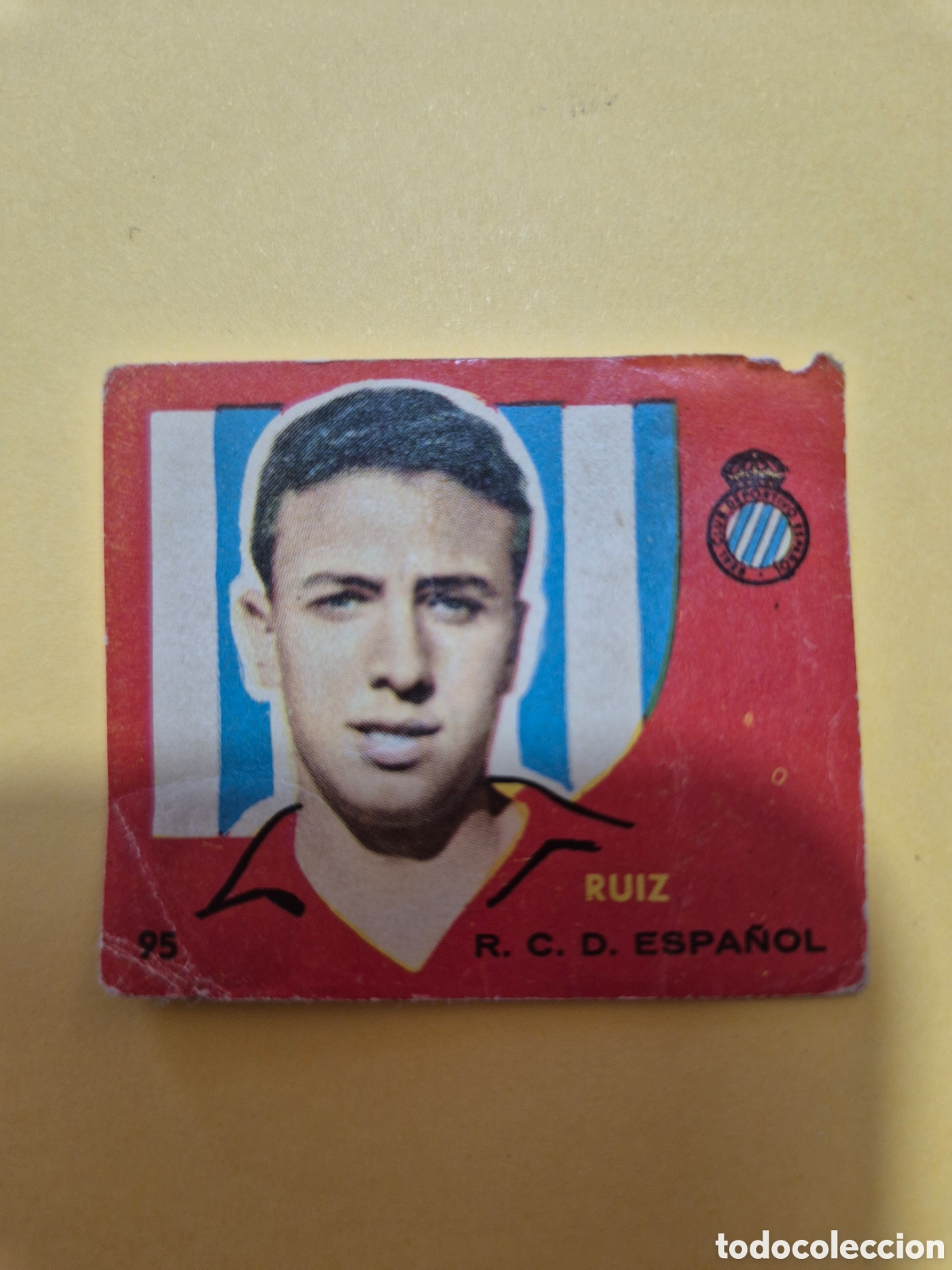 Cartes &agrave; collectionner de Football: RUIZ 95 R C D ESPA&Ntilde;OL CAMPEONES 1959 BRUGUERA