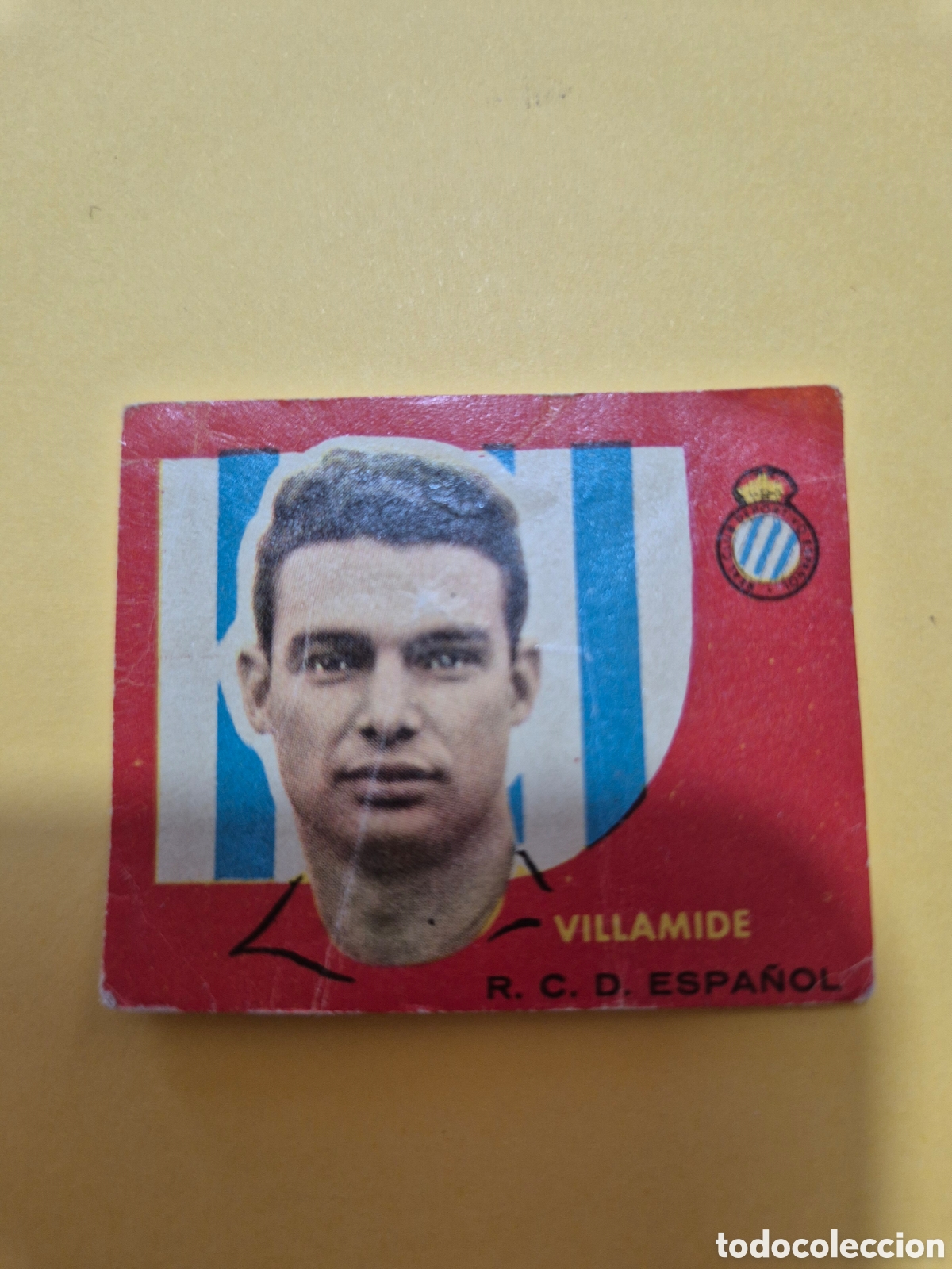 Figurine di Calcio: VILLAMIDE R C D ESPA&Ntilde;OL CAMPEONES 1959 BRUGUERA
