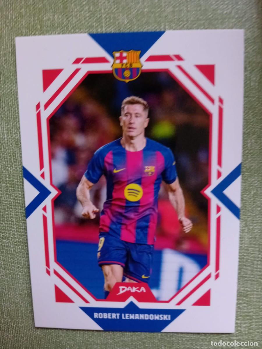 Cromos de f&uacute;tbol: FCB-2-A ROBERT LEWANDOWSKI BARCELONA DAKA TOP AUDIENCE BARCELONA 2025 2026 25 26