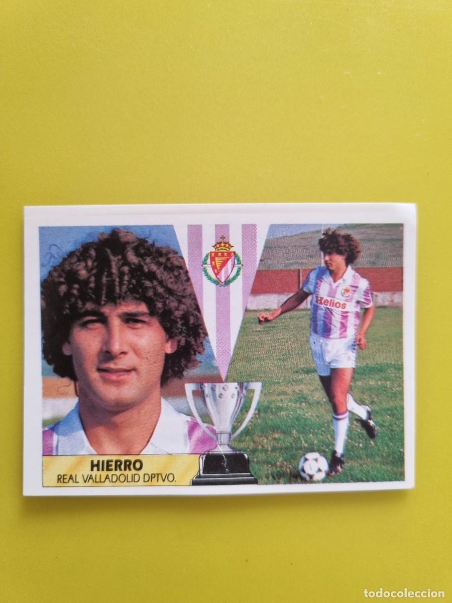 Cromos de f&uacute;tbol: CROMO LIGA ESTE 87 88 1987 1988 NUNCA PEGADO SIN PEGAR HIERRO REAL VALLADOLID AR1026