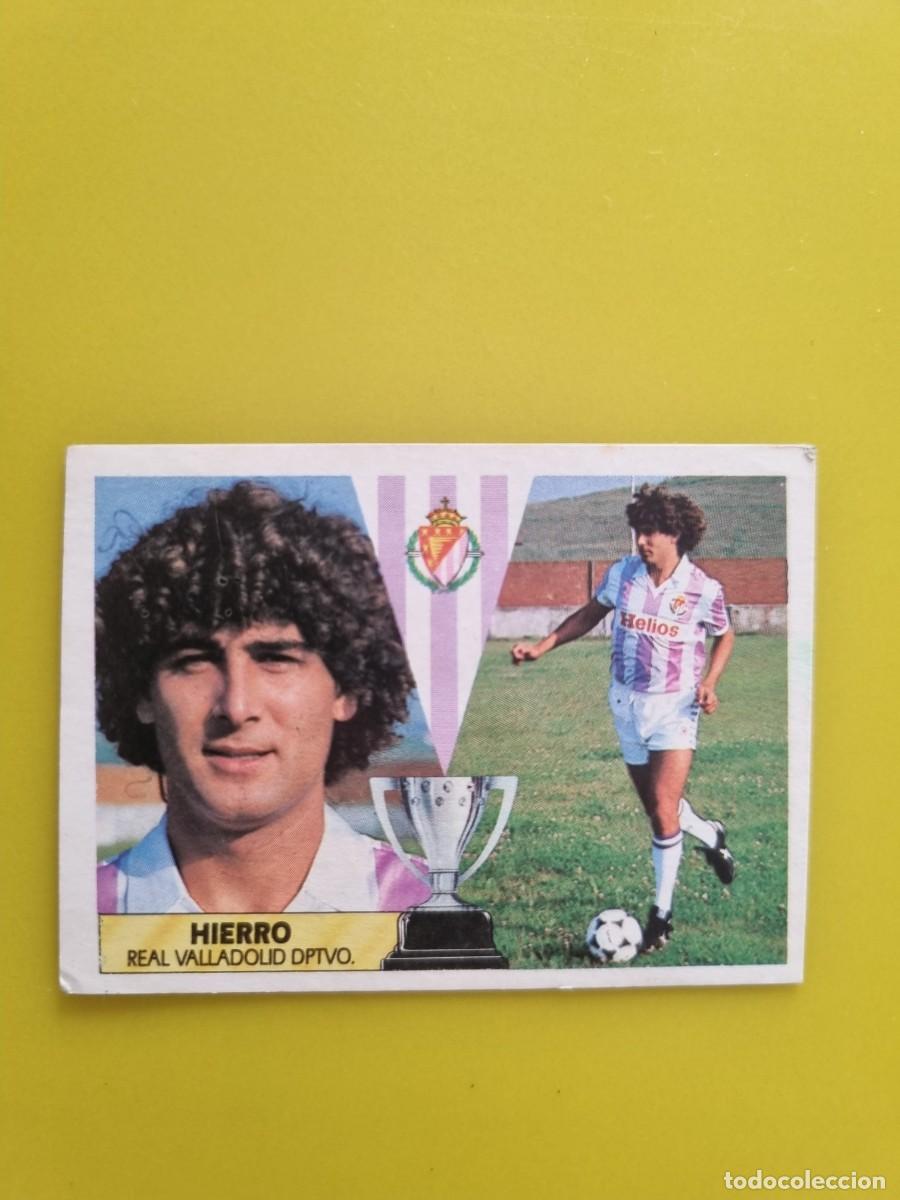 Cromos de f&uacute;tbol: CROMO LIGA ESTE 87 88 1987 1988 NUNCA PEGADO SIN PEGAR HIERRO REAL VALLADOLID AR1026