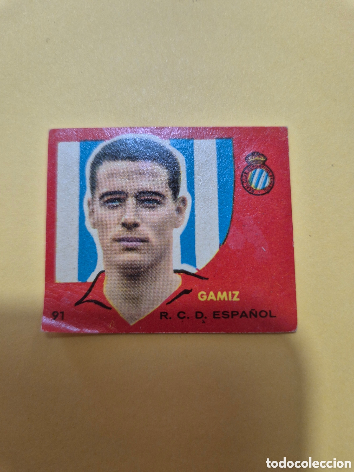 Figurine di Calcio: GAMIZ 93 R C D ESPA&Ntilde;OL CAMPEONES 1959 BRUGUERA