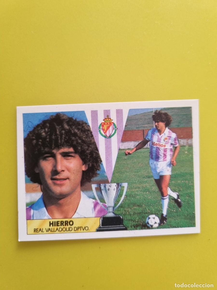 Cromos de f&uacute;tbol: CROMO LIGA ESTE 87 88 1987 1988 NUNCA PEGADO SIN PEGAR HIERRO REAL VALLADOLID AR1026