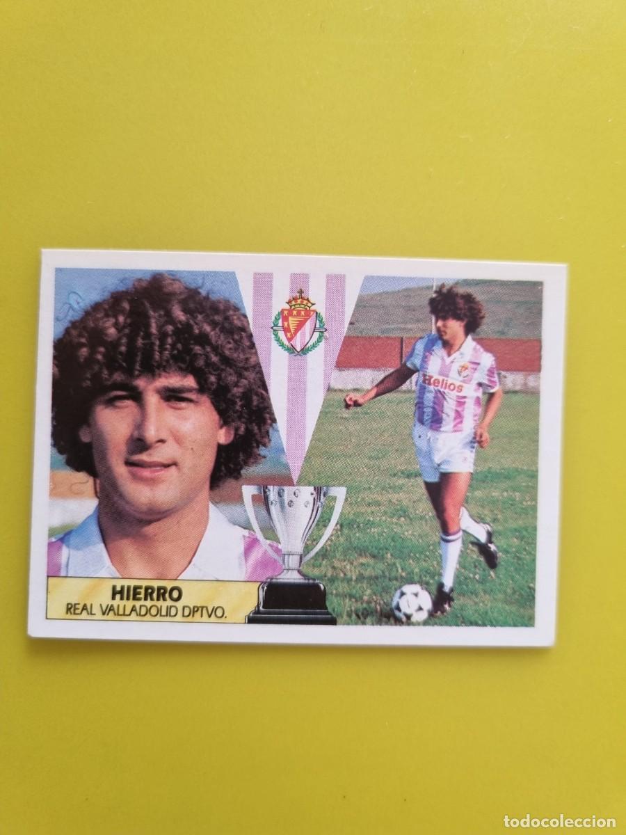 Cromos de f&uacute;tbol: CROMO LIGA ESTE 87 88 1987 1988 NUNCA PEGADO SIN PEGAR HIERRO REAL VALLADOLID AR1026