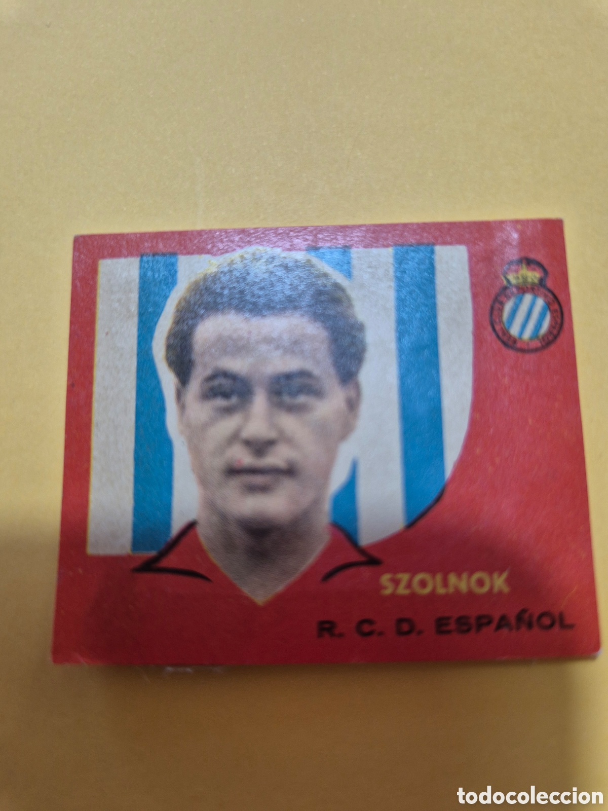 Cromos de f&uacute;tbol: SZOLNOK R C D ESPA&Ntilde;OL CAMPEONES 1959 BRUGUERA