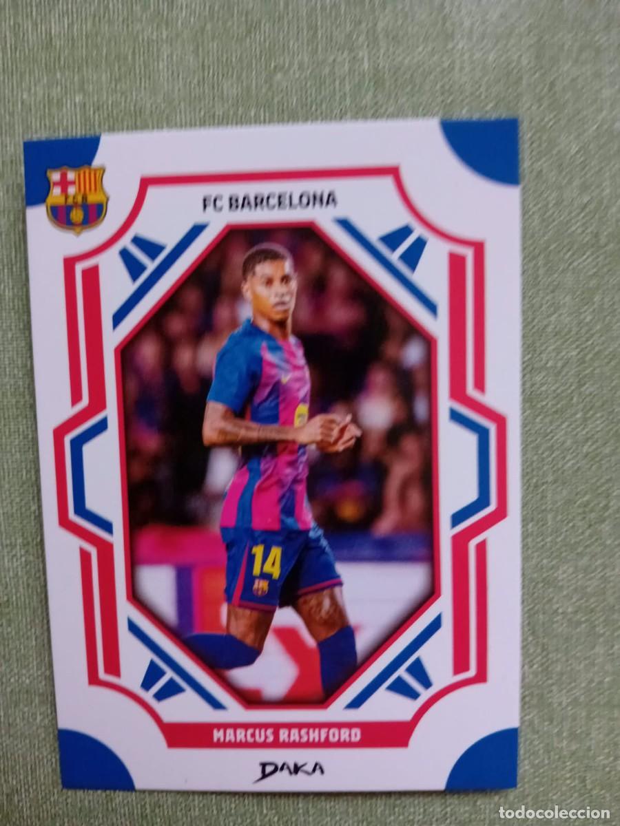 Cromos de f&uacute;tbol: FCB-3-B MARCUS RASHFORD BARCELONA DAKA TOP AUDIENCE BARCELONA 2025 2026 25 26