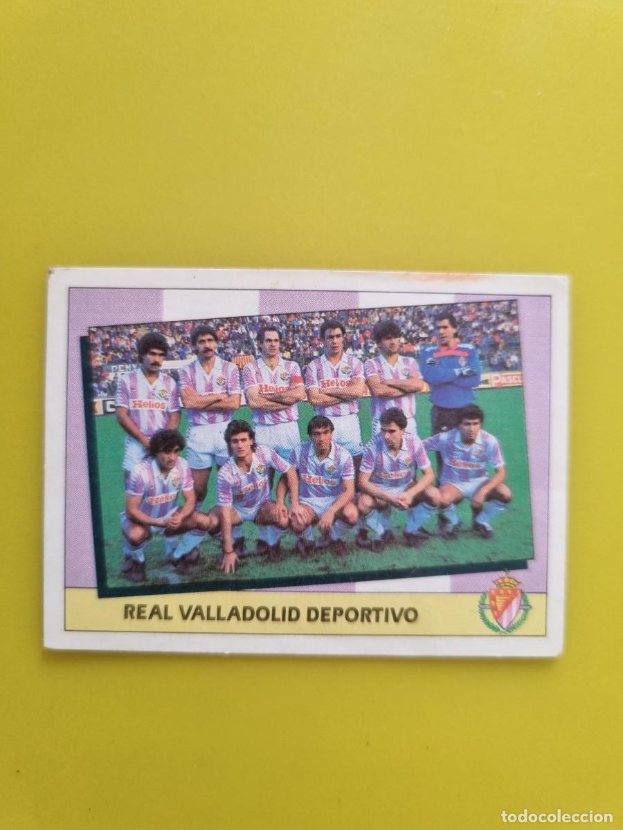 Cromos de f&uacute;tbol: LIGA ESTE 87 88 1987 1988 NUNCA PEGADO SIN PEGAR ALINEACION REAL VALLADOLID AR1026
