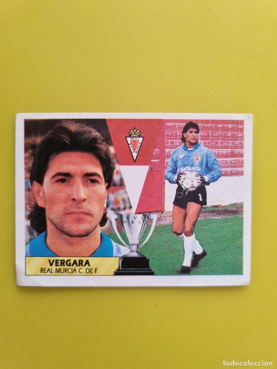 Cromos de f&uacute;tbol: LIGA ESTE 87 88 1987 1988 NUNCA PEGADO SIN PEGAR VERGARA REAL MURCIA AR1026