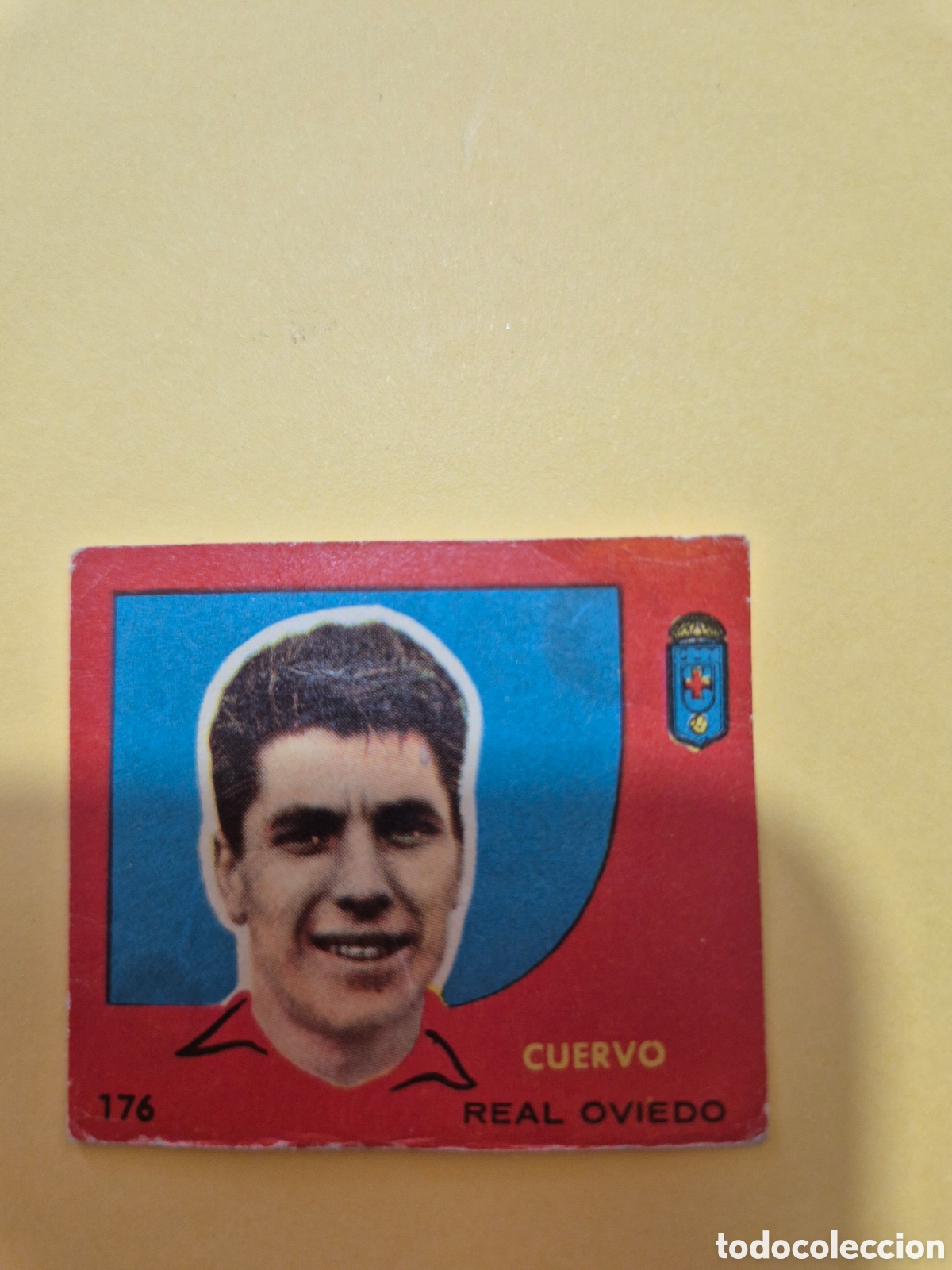 Fu&szlig;ball-Sticker: CUERVO 176 REAL OVIEDO CAMPEONES 1959 BRUGUERA