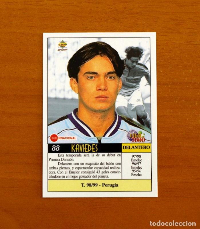 Cromos de f&uacute;tbol: Celta de Vigo - N&ordm; 88, Kaviedes - Mundicromo Las Fichas de la Liga 1999-2000, 99-00 - Mundi Cromo