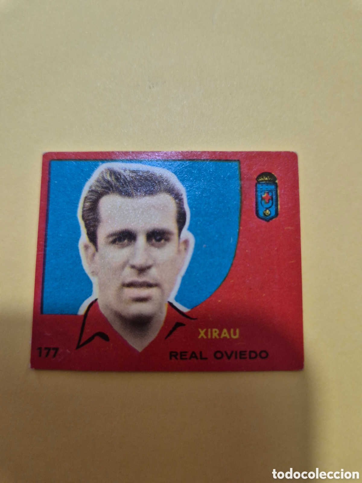 Fu&szlig;ball-Sticker: XIRAU 177 REAL OVIEDO CAMPEONES 1959 BRUGUERA