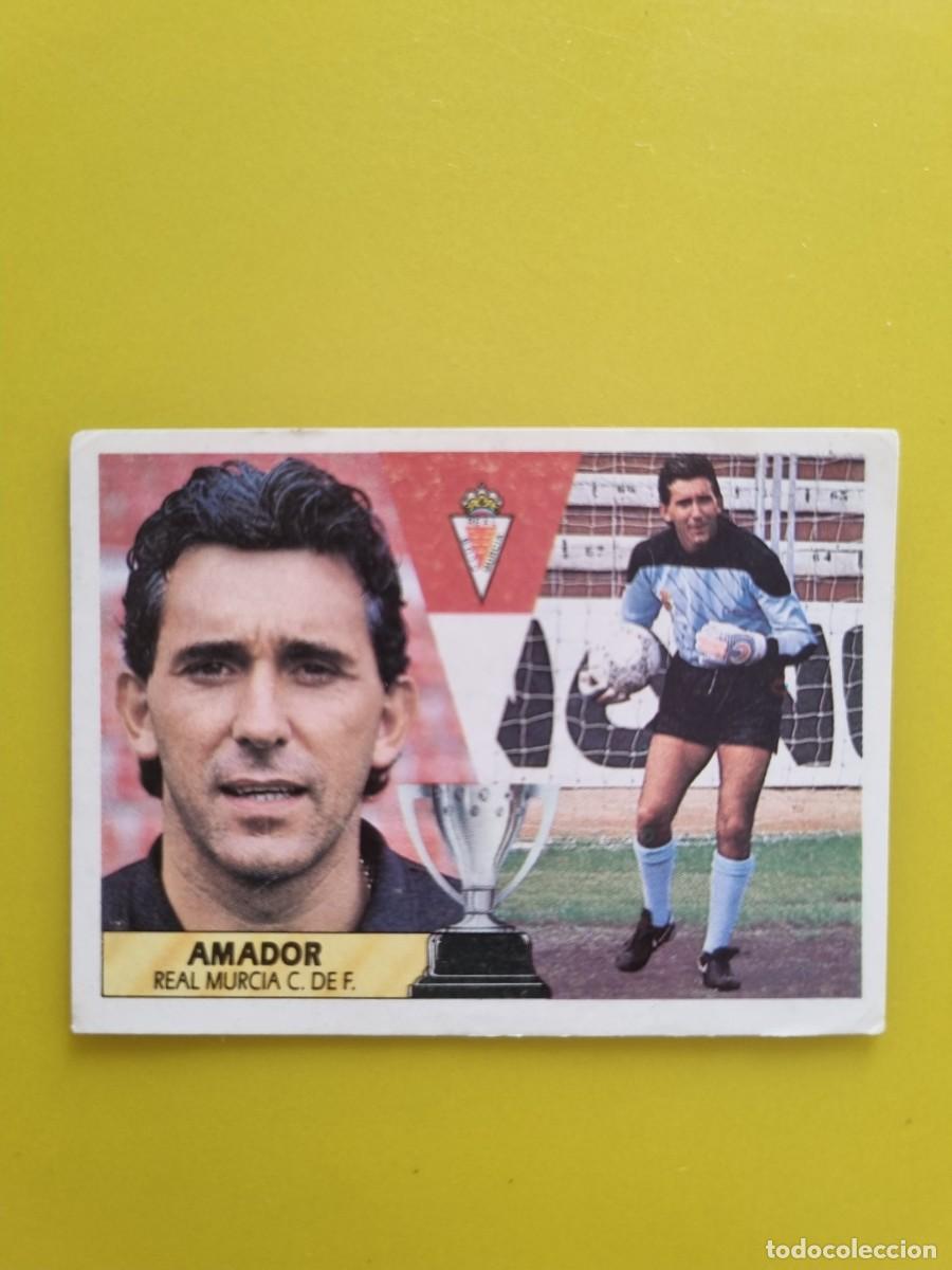 Cromos de f&uacute;tbol: CROMO LIGA ESTE 87 88 1987 1988 NUNCA PEGADO SIN PEGAR AMADOR REAL MURCIA AR1026