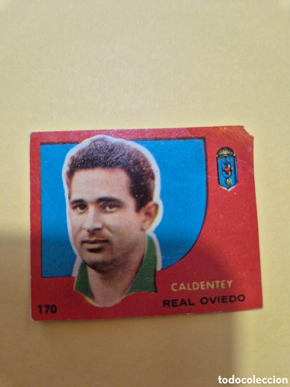 Cromos de f&uacute;tbol: CALDENTEY 170 REAL OVIEDO CAMPEONES 1959 BRUGUERA