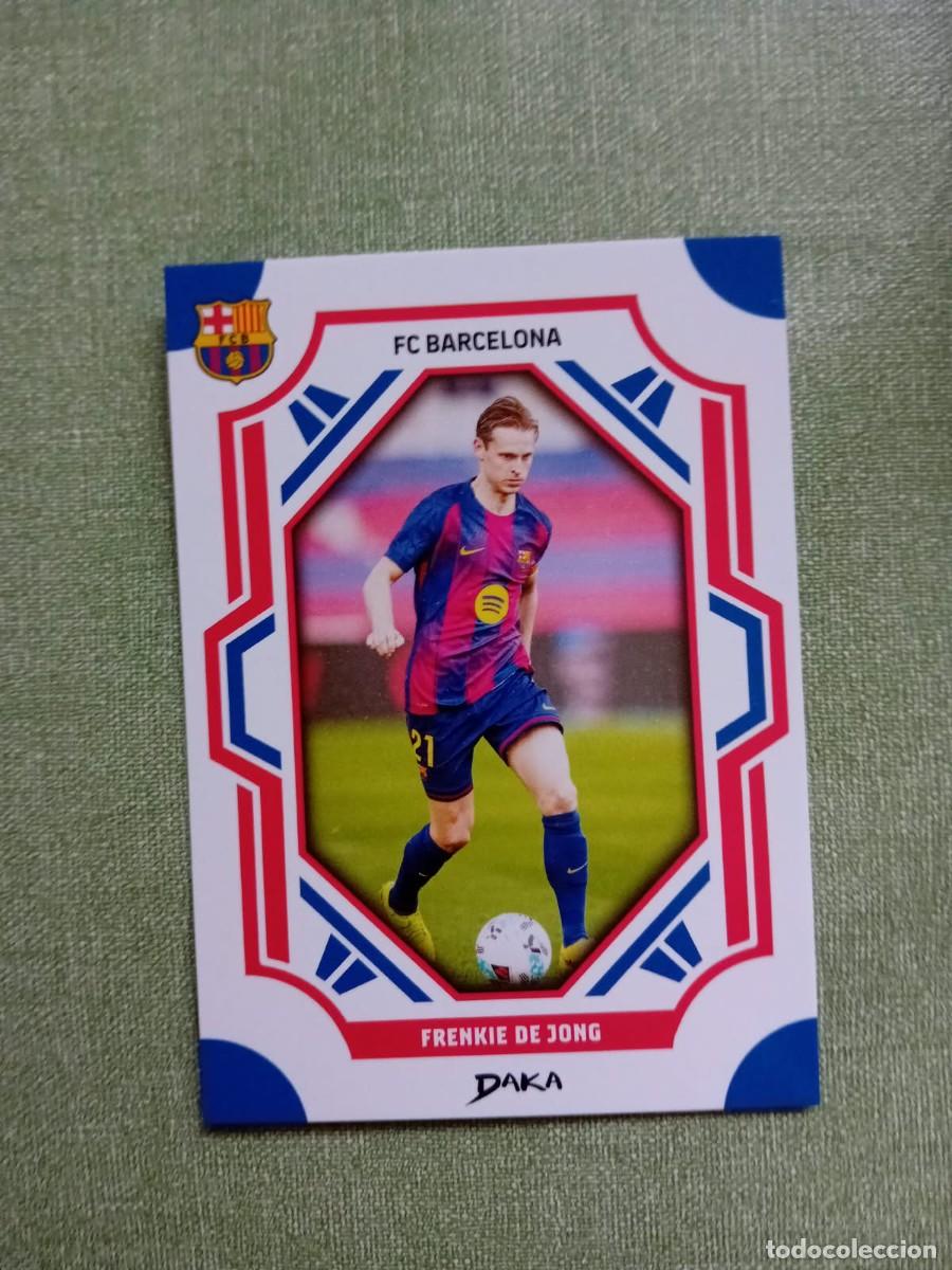 Cromos de f&uacute;tbol: FCB-10-B FRENKIE DE JONG BARCELONA DAKA TOP AUDIENCE BARCELONA 2025 2026 25 26