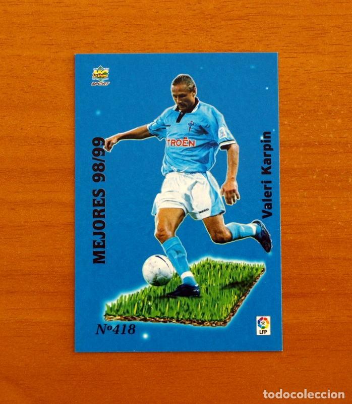 Cromos de f&uacute;tbol: Celta de Vigo - N&ordm; 418, Karpin - Mejores 98-99 - Las Fichas de la Liga Mundicromo 1999-2000, 99-00