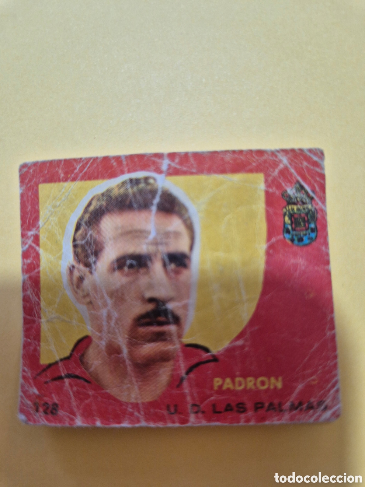 Fu&szlig;ball-Sticker: PADRON 128 LAS PALMAS CAMPEONES 1959 BRUGUERA